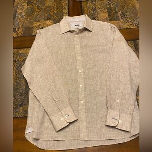 Joseph Abboud men’s long sleeve linen button down new w/o tags